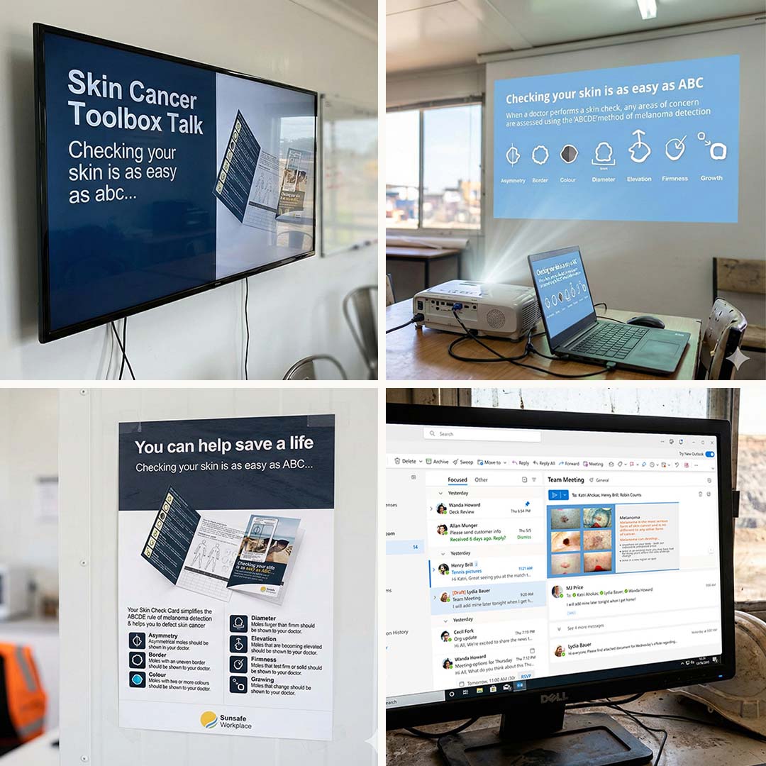 Sunsafe Workplace launch pack contents